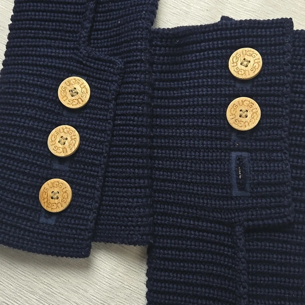 Ugg Navy Blue Cardy‎ Knit Tall Boots